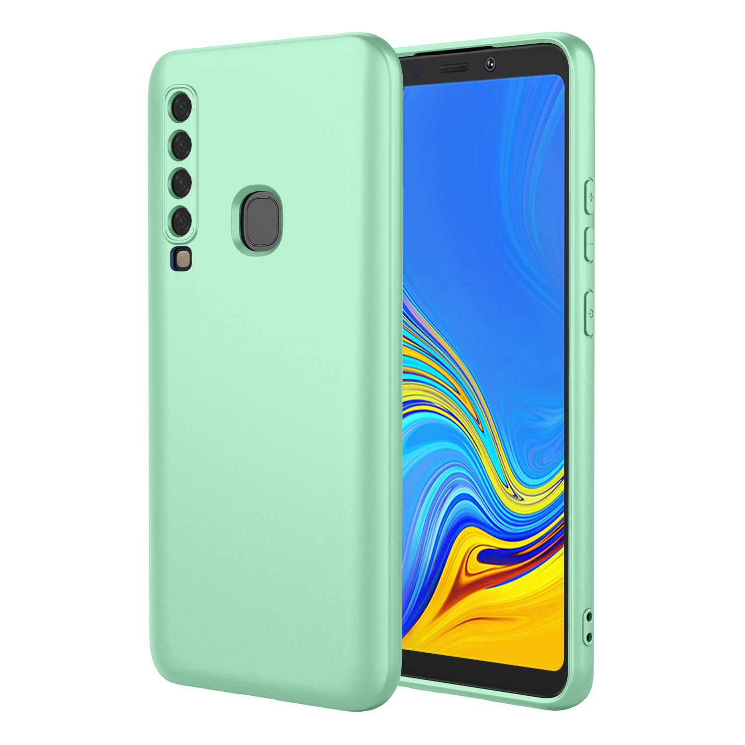 Phone Case for Samsung Galaxy A9 (2018), With Microfiber Lining Soft Micro Fiber TPU Soft Flex Silicone Case