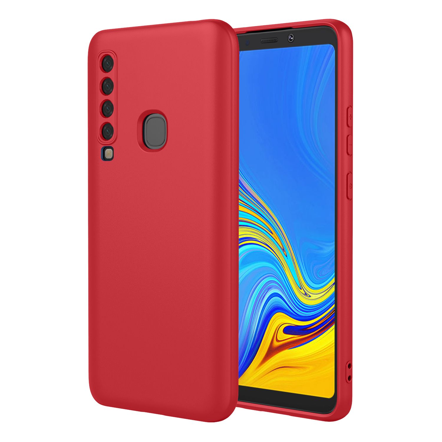 Phone Case for Samsung Galaxy A9 (2018), With Microfiber Lining Soft Micro Fiber TPU Soft Flex Silicone Case