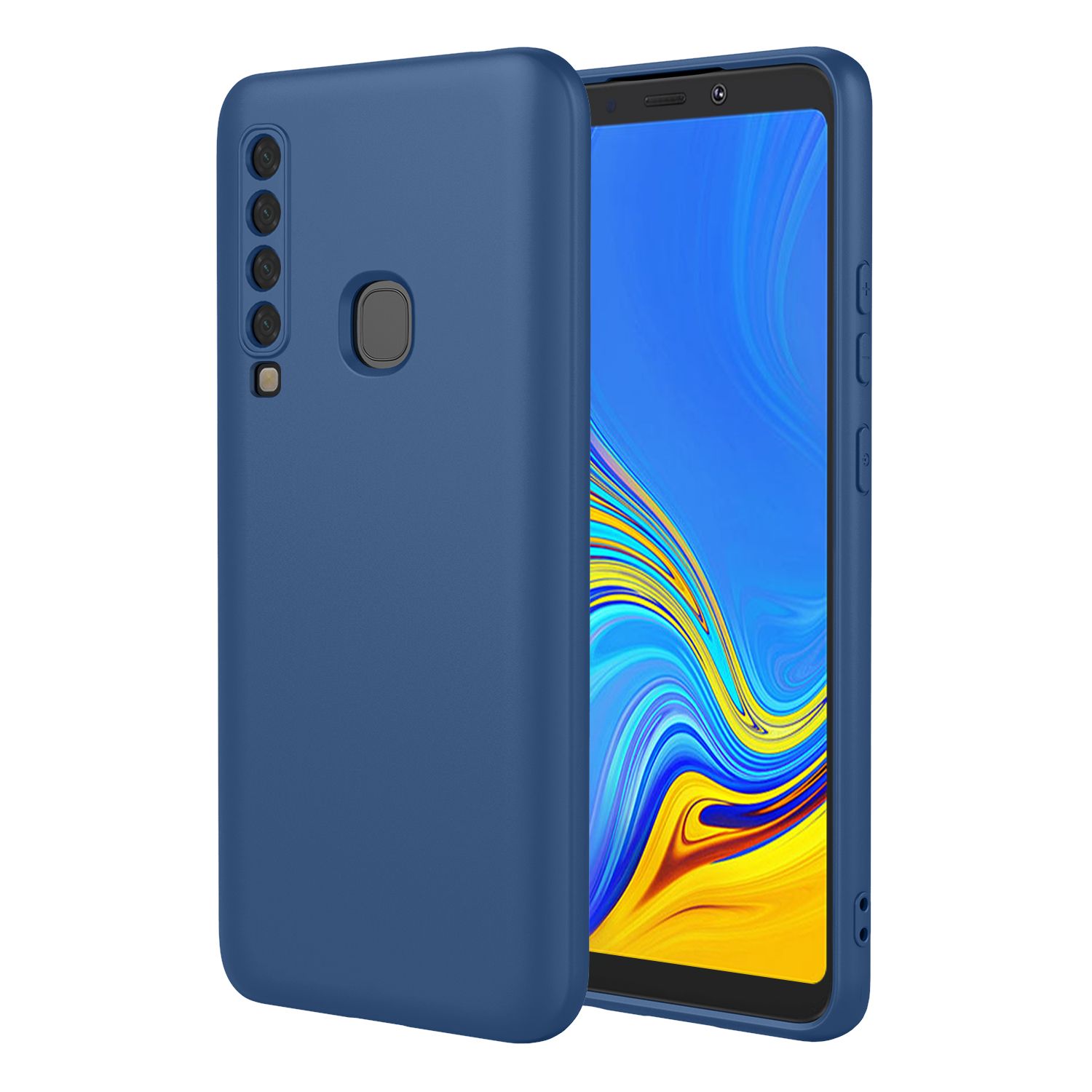 Phone Case for Samsung Galaxy A9 (2018), With Microfiber Lining Soft Micro Fiber TPU Soft Flex Silicone Case
