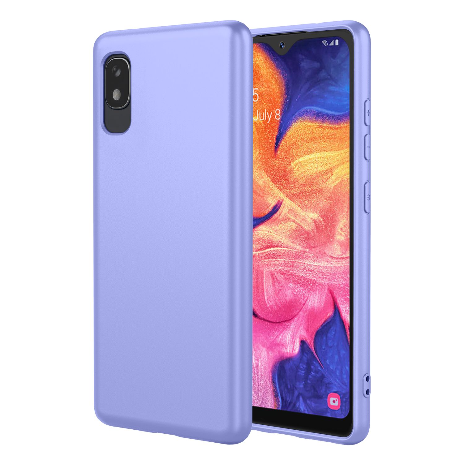 Phone Case for Samsung Galaxy A10e, With Microfiber Lining Soft Micro Fiber TPU Soft Flex Silicone Case
