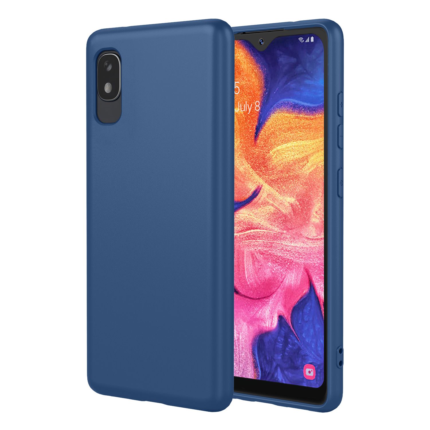Phone Case for Samsung Galaxy A10e, With Microfiber Lining Soft Micro Fiber TPU Soft Flex Silicone Case