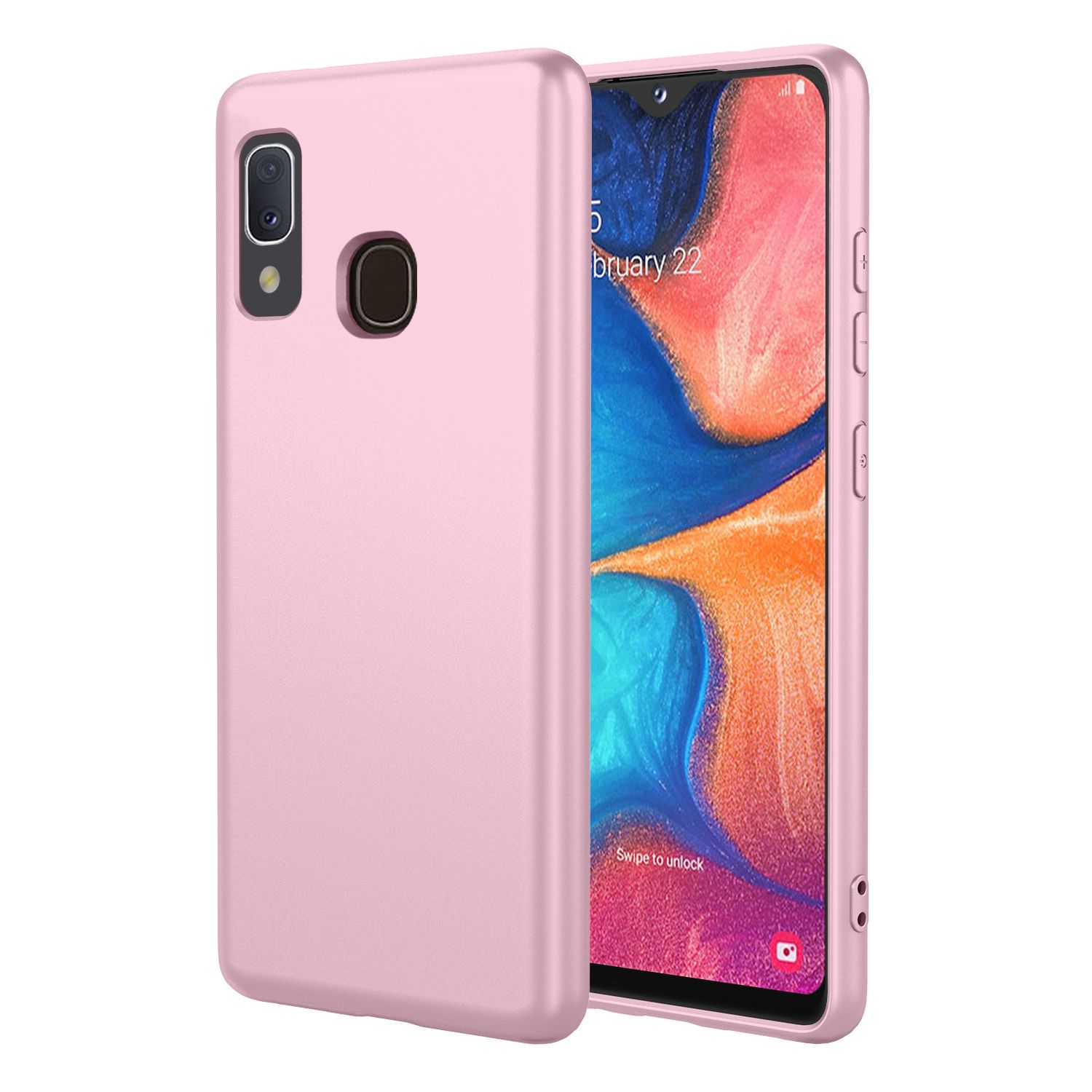 Phone Case for Samsung Galaxy A20e, With Microfiber Lining Soft Micro Fiber TPU Soft Flex Silicone Case