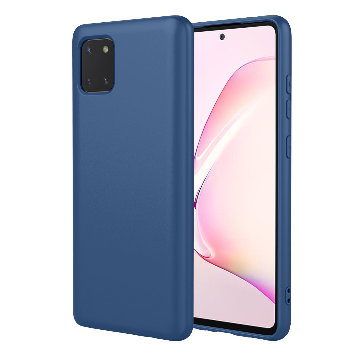 Phone Case for Samsung Galaxy Note10 Lite, With Microfiber Lining Soft Micro Fiber TPU Soft Flex Silicone Case