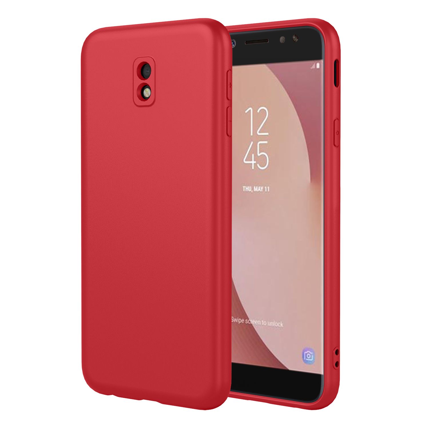 Phone Case for Samsung Galaxy J7 Pro, With Microfiber Lining Soft Micro Fiber TPU Soft Flex Silicone Case