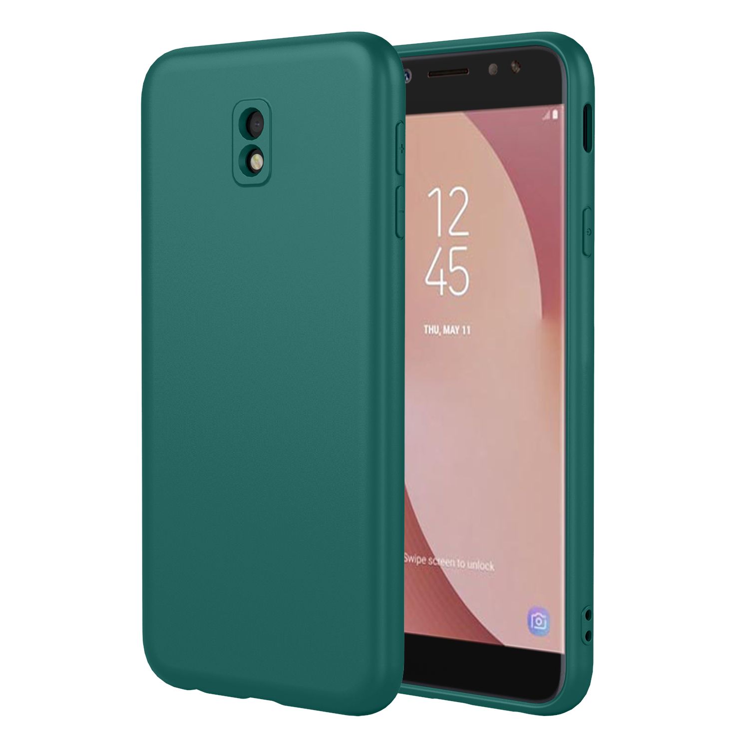 Phone Case for Samsung Galaxy J7 Pro, With Microfiber Lining Soft Micro Fiber TPU Soft Flex Silicone Case