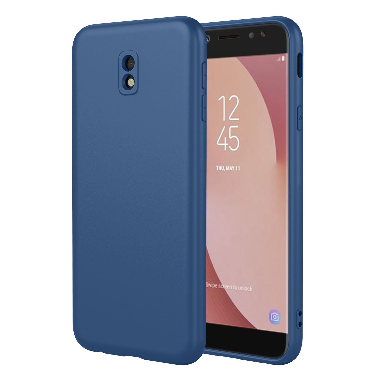 Phone Case for Samsung Galaxy J7 Pro, With Microfiber Lining Soft Micro Fiber TPU Soft Flex Silicone Case