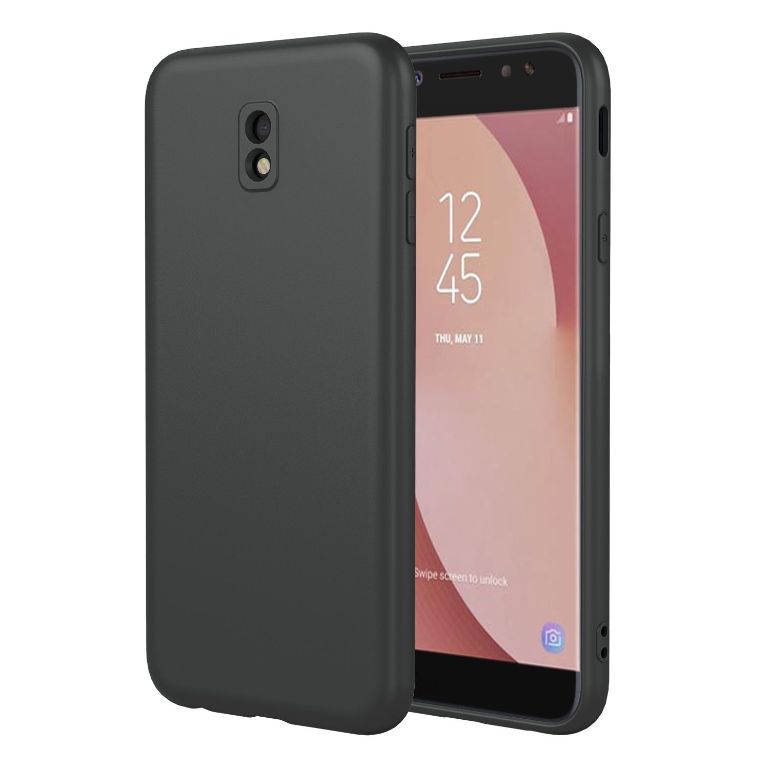 Phone Case for Samsung Galaxy J7 Pro, With Microfiber Lining Soft Micro Fiber TPU Soft Flex Silicone Case