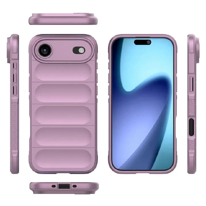 Phone Case for iPhone 17 Air Soft Silicone Protector Case with Skin Feel Shockproof Mobile Phone Case
