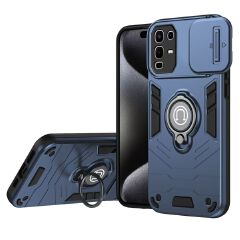 Luxury Slide Camera Lens Cover for Infinix Note 50 PRO 4G/Note 50 4G Vehicle-Mounted Magnetic Kickstand Case