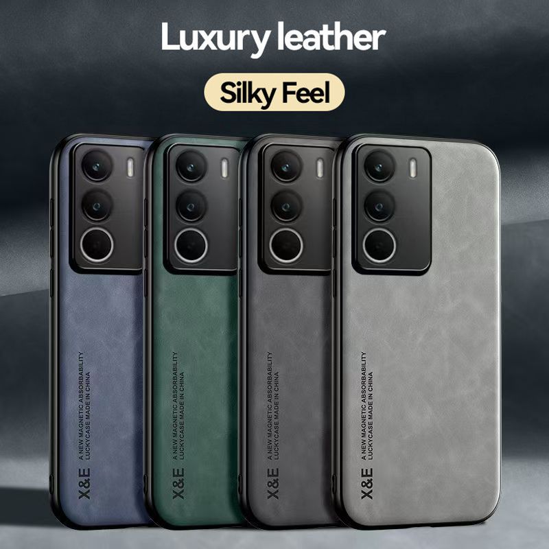 Luxury Business Lens Protection Case for OPPO Realme C71 Magnetic Sheepskin Leather All-inclusive Back Cover for Realme C71
