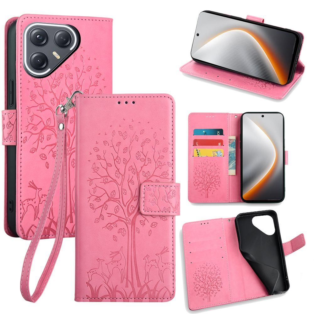Wallet Leather Flip Cover for Tecno Pova 7 Ultra 5G Case Card Slots Magnetic Closure Shockproof Cover