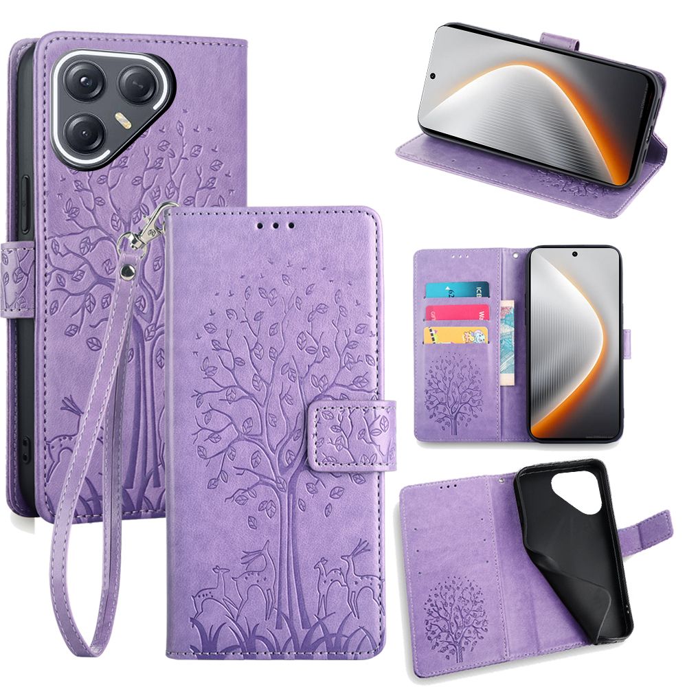 Wallet Leather Flip Cover for Tecno Pova 7 Ultra 5G Case Card Slots Magnetic Closure Shockproof Cover