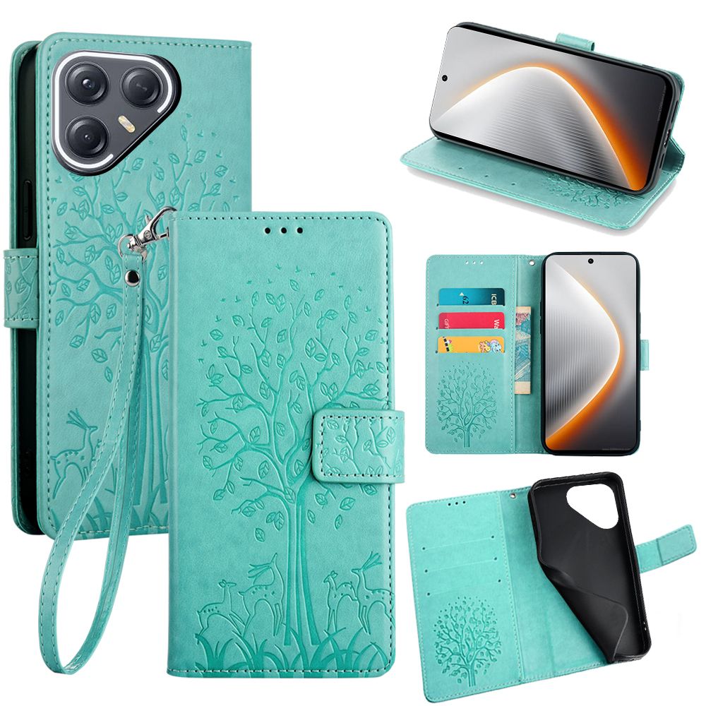 Wallet Leather Flip Cover for Tecno Pova 7 Ultra 5G Case Card Slots Magnetic Closure Shockproof Cover