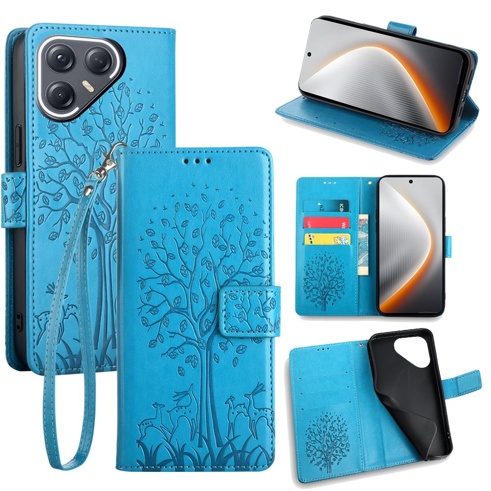 Wallet Leather Flip Cover for Tecno Pova 7 Ultra 5G Case Card Slots Magnetic Closure Shockproof Cover