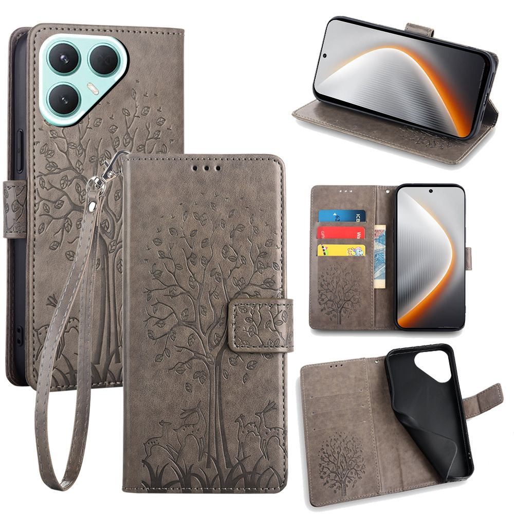 Wallet Leather Flip Cover for Tecno Pova 7 Pro 5G Case Card Slots Magnetic Closure Shockproof Cover