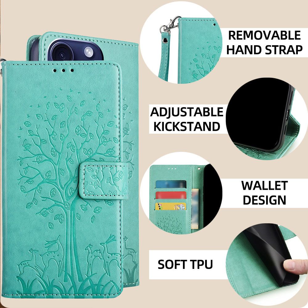 Wallet Leather Flip Cover for Tecno Pova 7 Pro 5G Case Card Slots Magnetic Closure Shockproof Cover