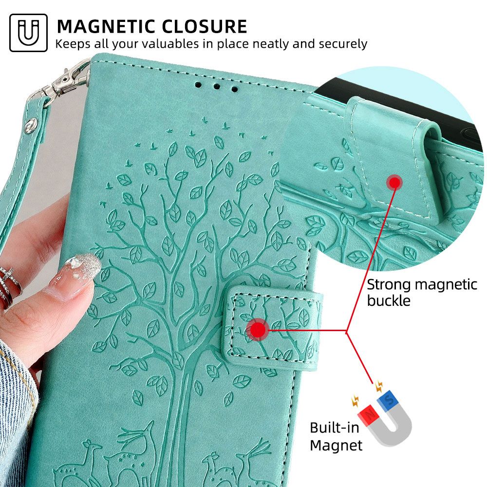 Wallet Leather Flip Cover for Tecno Pova 7 Pro 5G Case Card Slots Magnetic Closure Shockproof Cover