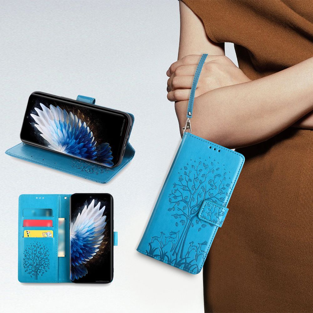 Wallet Leather Flip Cover for Tecno Spark 40 Pro+/Plus Case Card Slots Magnetic Closure Shockproof Cover