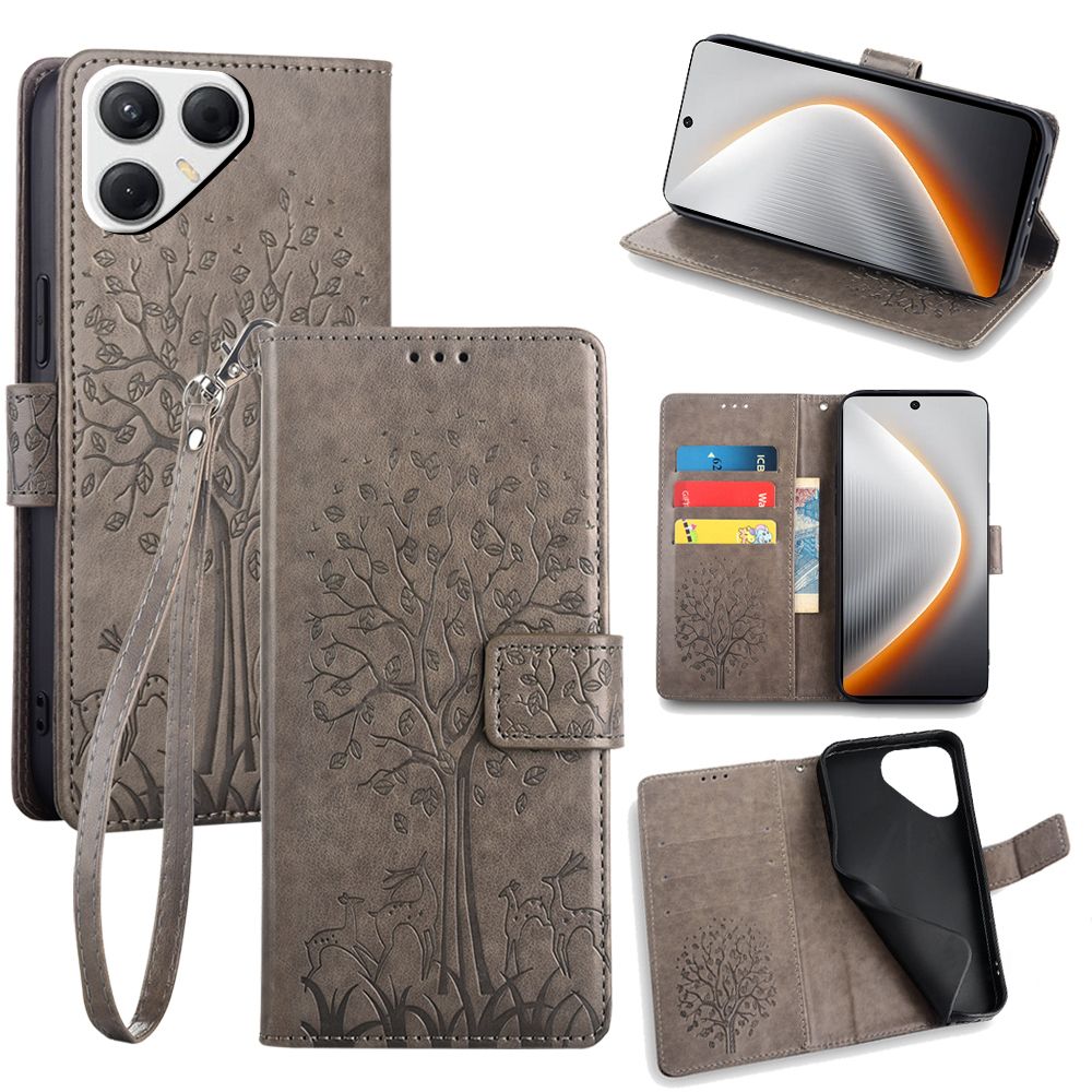 Wallet Leather Flip Cover for Tecno Pova 7 4G Case Card Slots Magnetic Closure Shockproof Cover