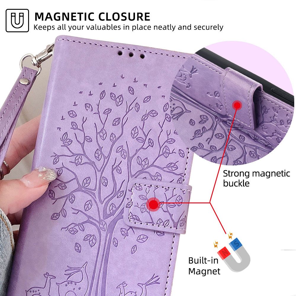 Wallet Leather Flip Cover for Tecno Pova 7 4G Case Card Slots Magnetic Closure Shockproof Cover