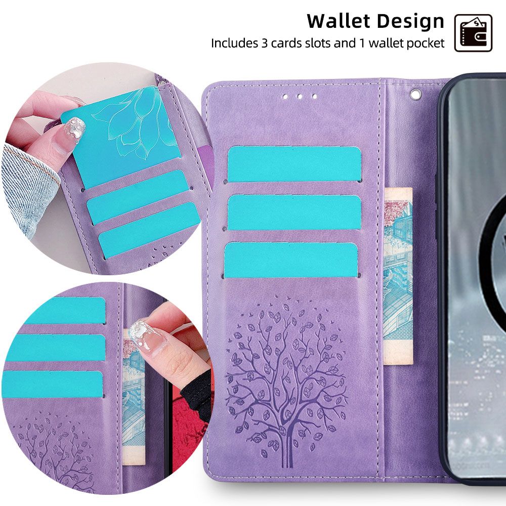Wallet Leather Flip Cover for Tecno Pova 7 4G Case Card Slots Magnetic Closure Shockproof Cover