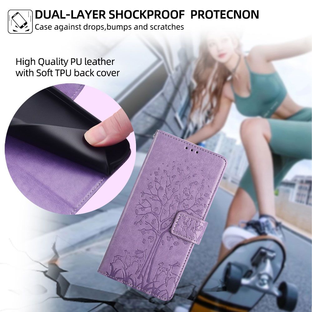 Wallet Leather Flip Cover for Tecno Pova 7 4G Case Card Slots Magnetic Closure Shockproof Cover