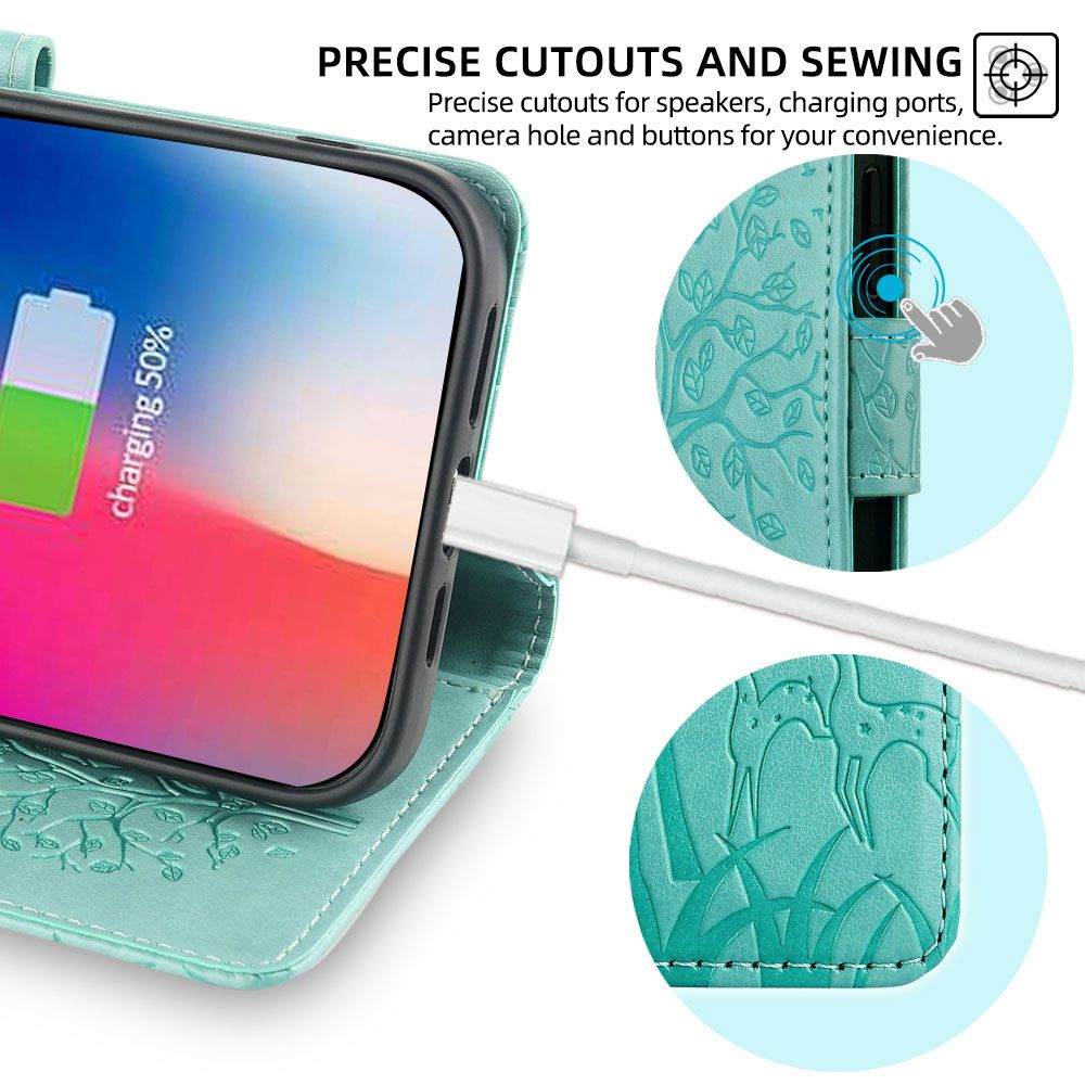 Wallet Leather Flip Cover for Tecno Pova 6 Neo 4G Case Card Slots Magnetic Closure Shockproof Cover