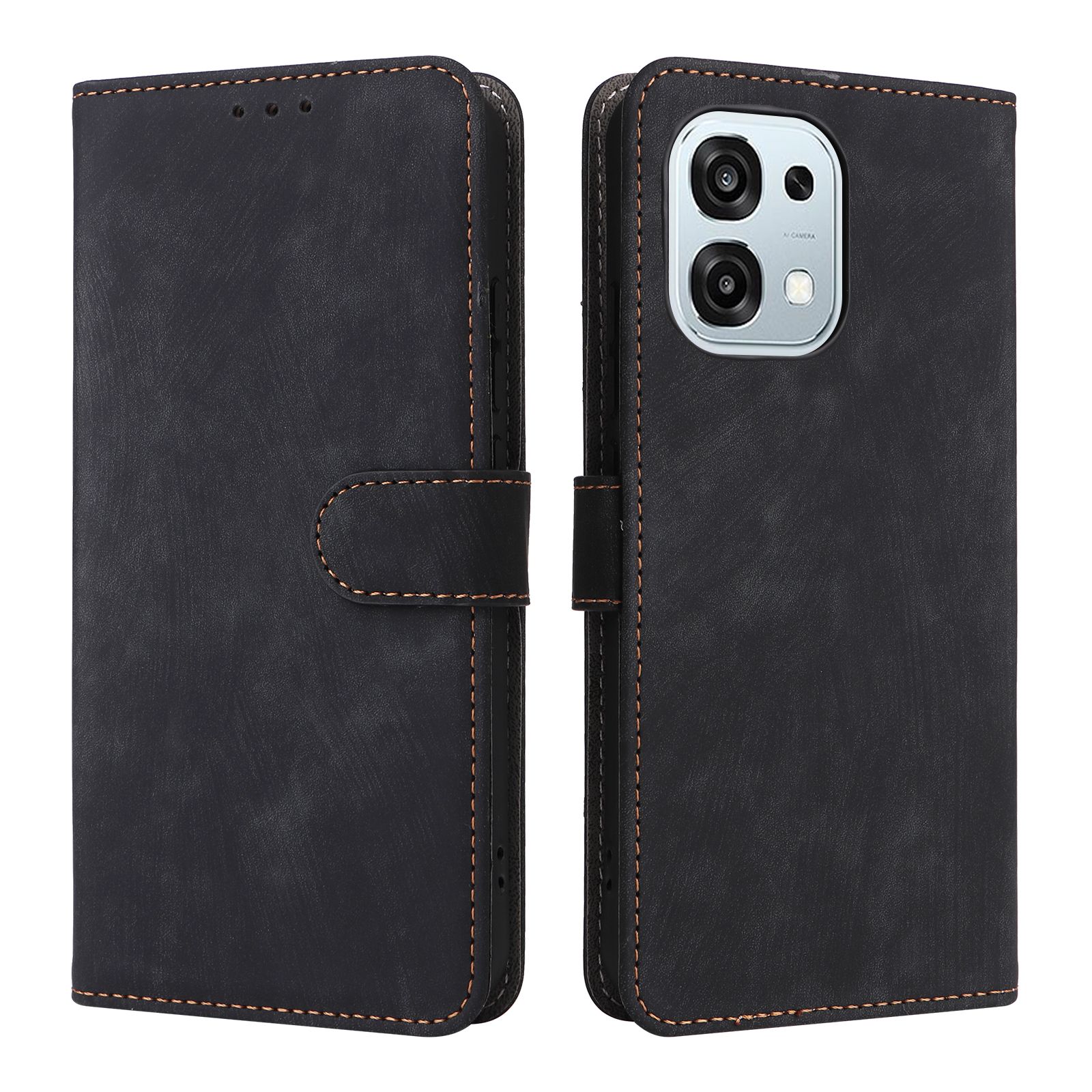 Flip Cover for Oppo A6 Pro - 6.57'' Inch PU Leather Phone Case Full-Body Protection Shockproof [RFID Blocking] Wallet Cover