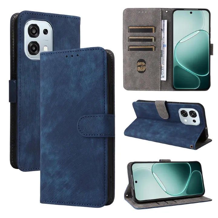 Flip Cover for Oppo A6 Pro - 6.57'' Inch PU Leather Phone Case Full-Body Protection Shockproof [RFID Blocking] Wallet Cover