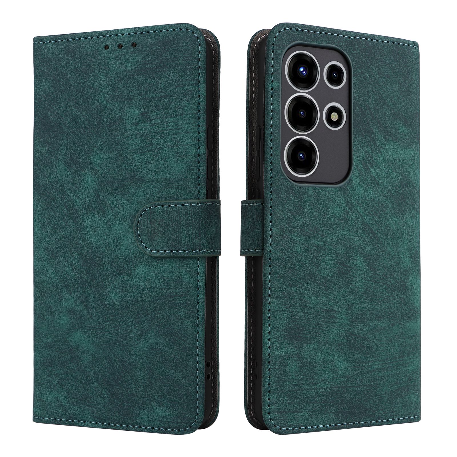 Flip Cover for itel Super 26 Ultra / Itel S26 Ultra / Itel Super 26Ultra PU Leather Phone Case Full-Body Protection Shockproof [RFID Blocking] Wallet Cover