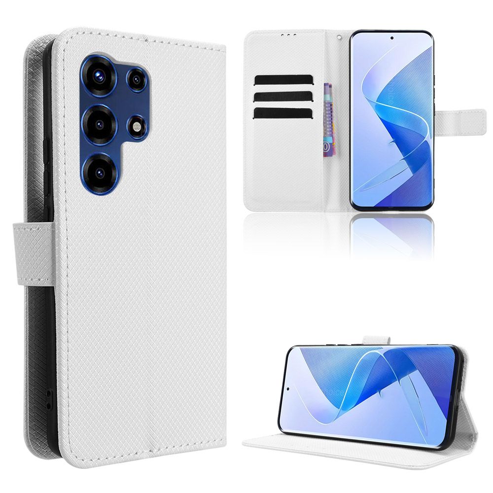 Flip Cover for itel Super 26 Ultra / Itel S26 Ultra / Itel Super 26Ultra PU Leather Phone Case Full-Body Protection Shockproof [RFID Blocking] Wallet Cover