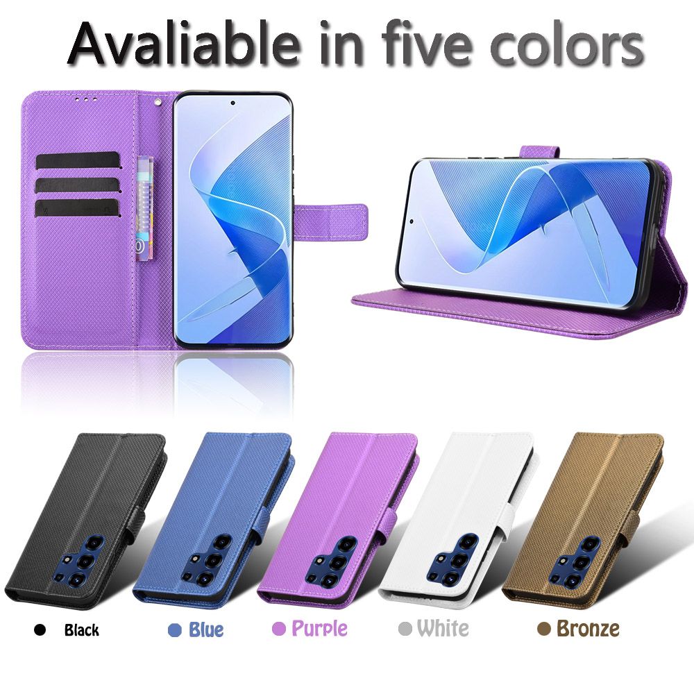 Flip Cover for itel Super 26 Ultra / Itel S26 Ultra / Itel Super 26Ultra PU Leather Phone Case Full-Body Protection Shockproof [RFID Blocking] Wallet Cover