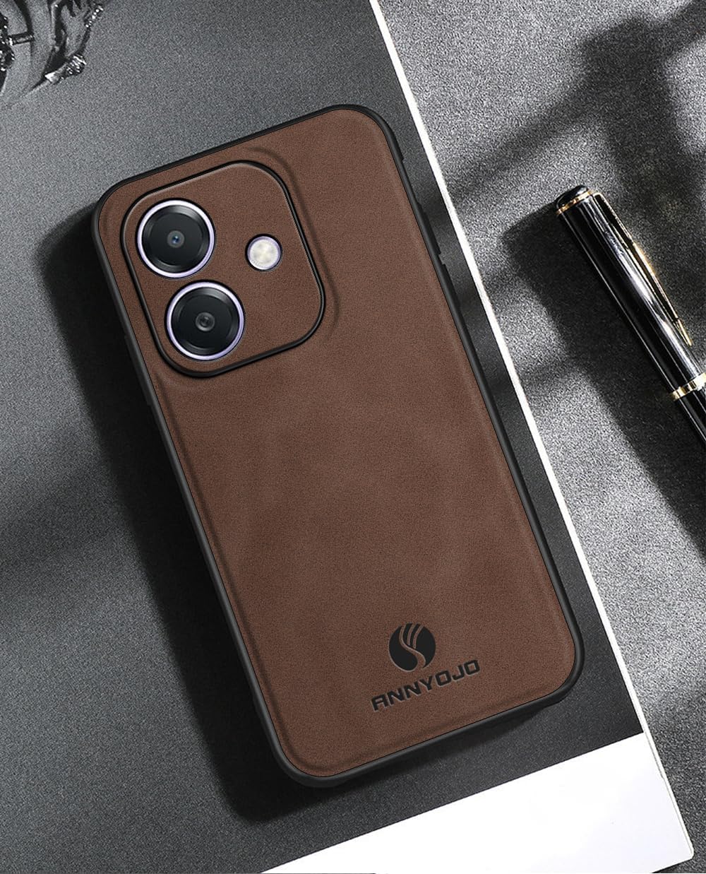 Luxury Business Phone Case for OPPO A3X A3 A40 Magnetic Sheepskin Leather All-inclusive Back Cover