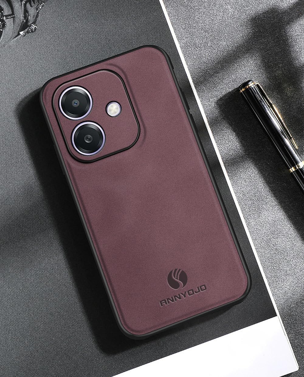 Luxury Business Phone Case for OPPO A3X A3 A40 Magnetic Sheepskin Leather All-inclusive Back Cover