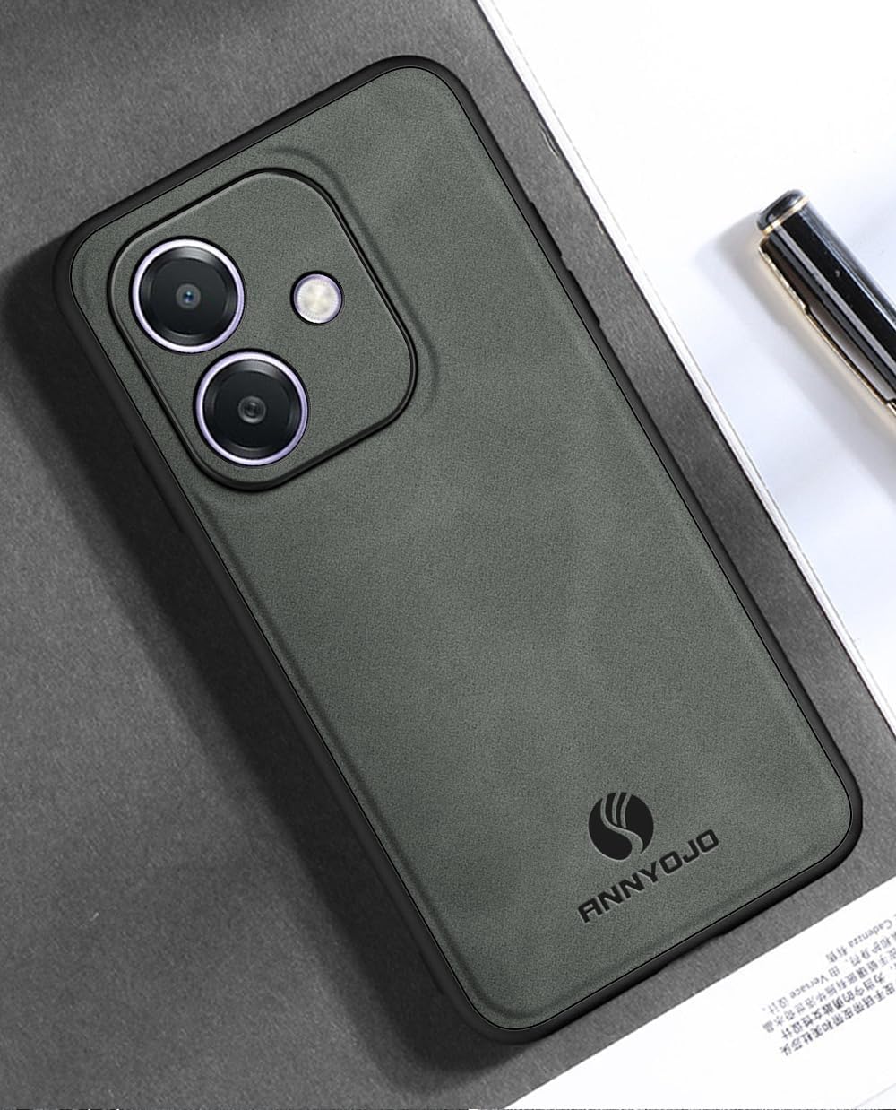 Luxury Business Phone Case for OPPO A3X A3 A40 Magnetic Sheepskin Leather All-inclusive Back Cover