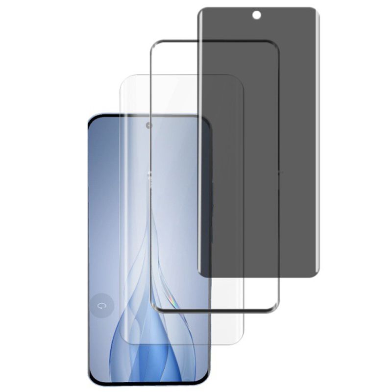 Tecno SPARK SLIM 3D Curved Coverage Screen Protector for Tecno Spark Slim,6.78'' 9H Tempered Glass Film,HD Clear Scratch Resistant,Bubble-Free