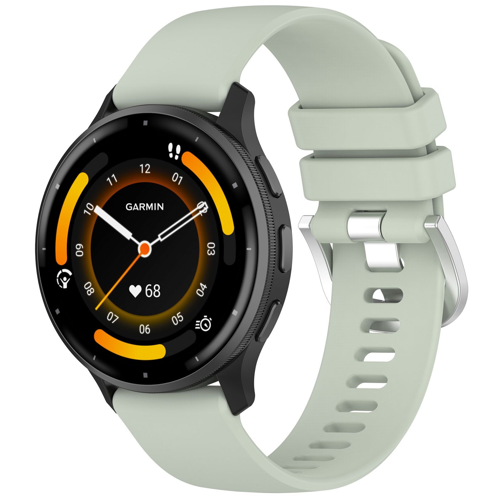 Silicone Replacement Bracelet Strap Compatible with Garmin Venu4 / Garmin Series (18mm,20mm,22mm) Silicone Strap