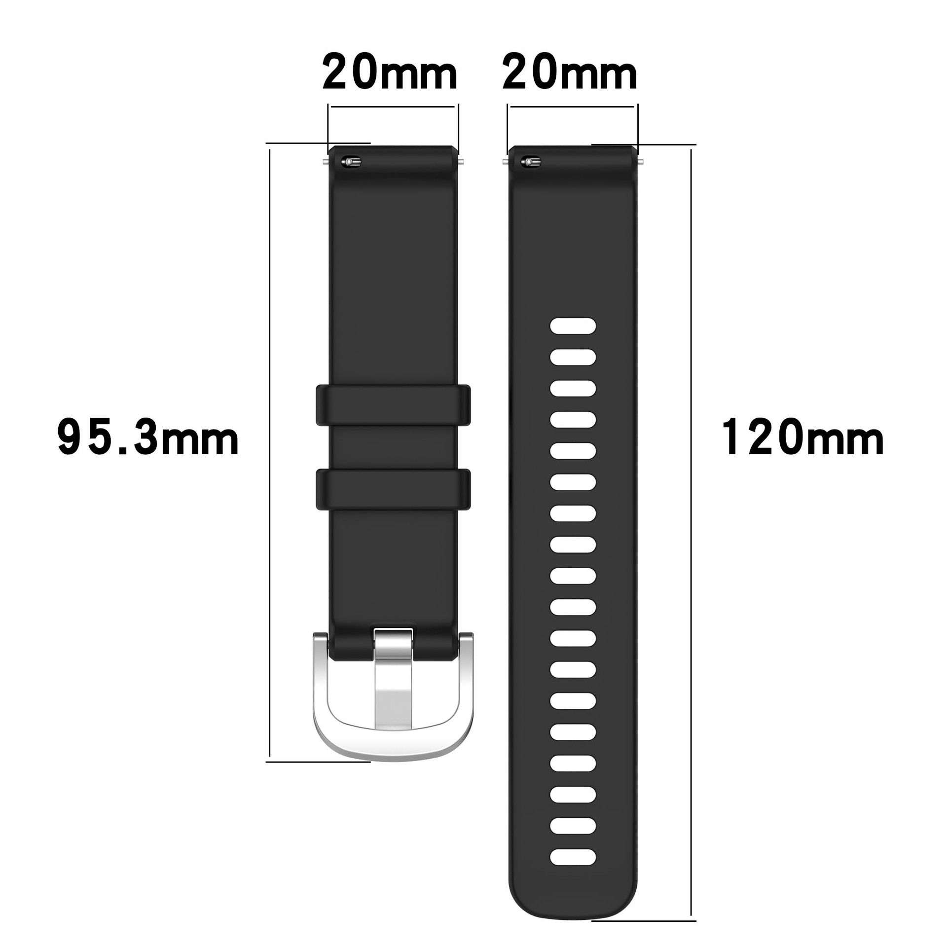 Silicone Replacement Bracelet Strap Compatible with Garmin Venu4 / Garmin Series (18mm,20mm,22mm) Silicone Strap
