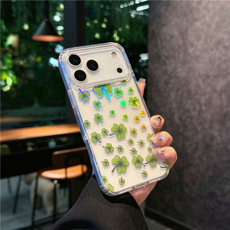 Luxury Fashion Colorful Flowers Transparent Phone Case for iPhone 17 Pro Max 17 Air 16e 16 Pro Max 15 16 Plus 14 13 12 Pro Max Ultra High Quality Back Cover