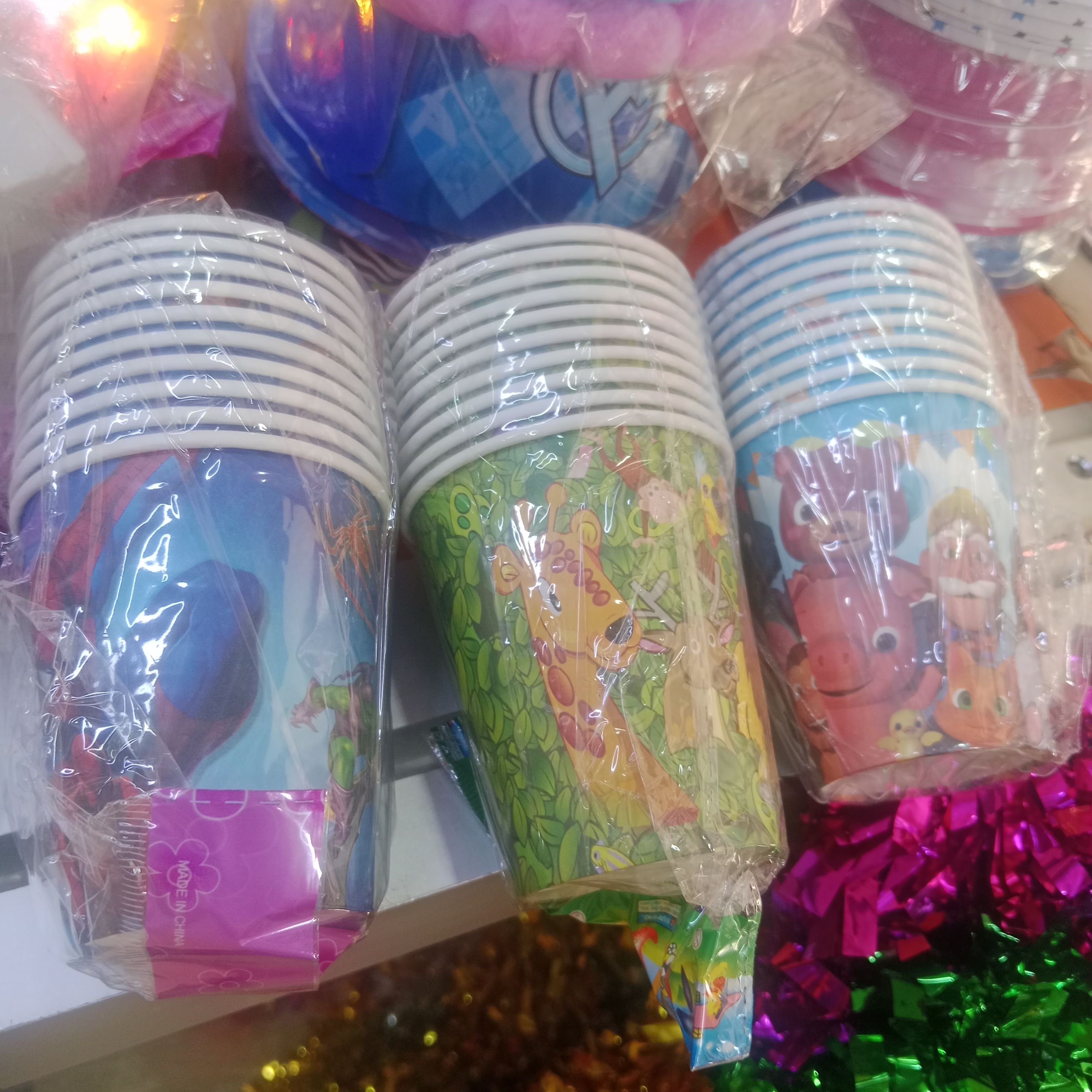 Party cups /tumblers for birthday party 10pcs