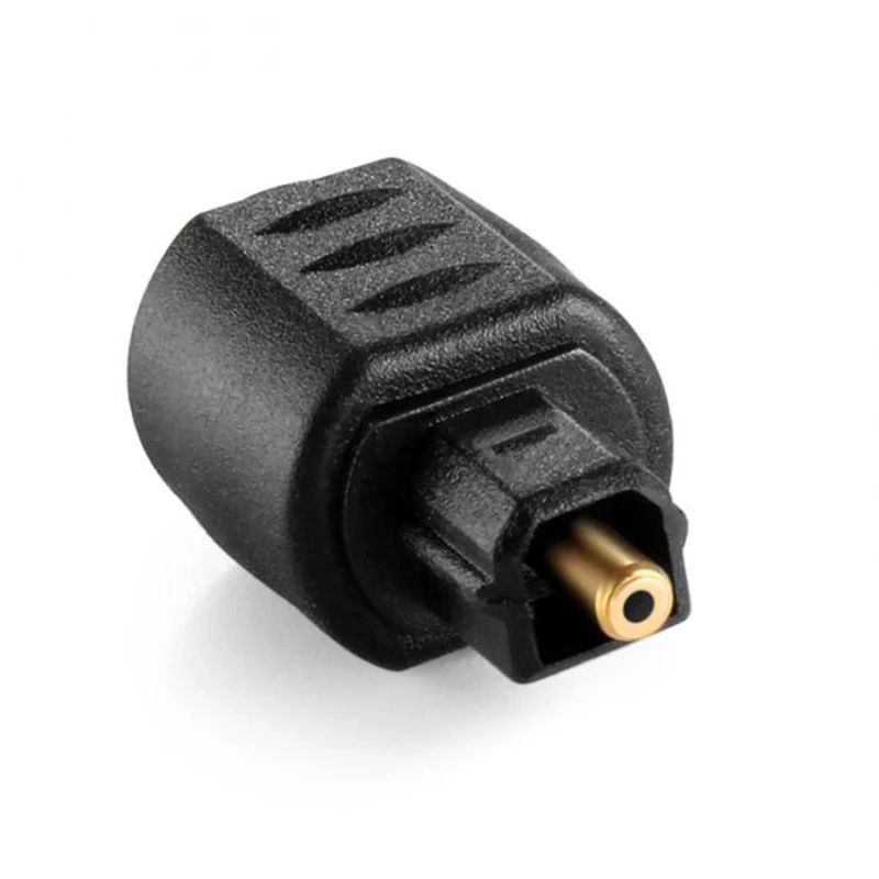 Fiber Optic Toslink to 3.5mm Female Mini Optical Audio Adapter