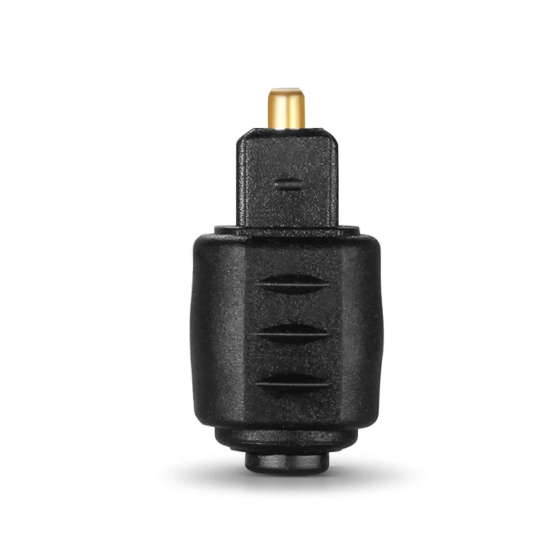 Fiber Optic Toslink to 3.5mm Female Mini Optical Audio Adapter