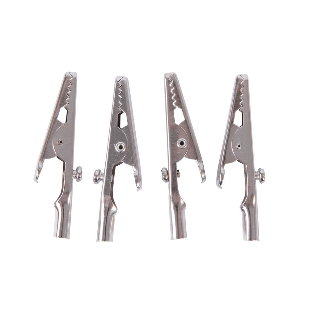 Pair of 5 Alligator (Crocodile) Plug Connectors