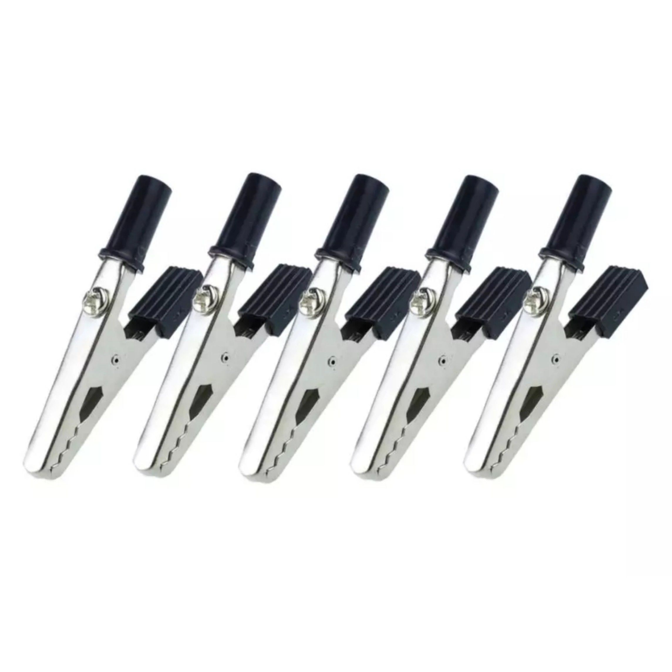 Pair of 5 Alligator (Crocodile) Plug Connectors