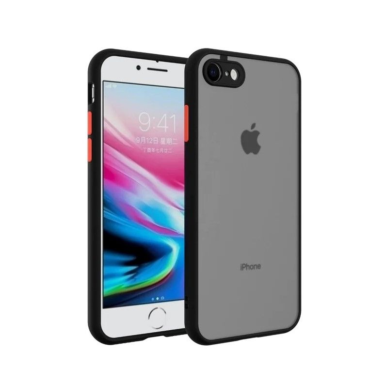 TPU Bumper with Translucent Back PC Case for iPhone 6 Series