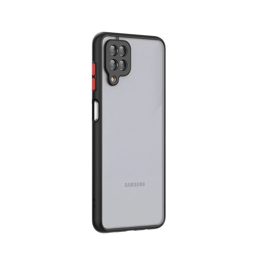 TPU Bumper with Translucent PC Back Phone Case Covers for Samsung A & M Series