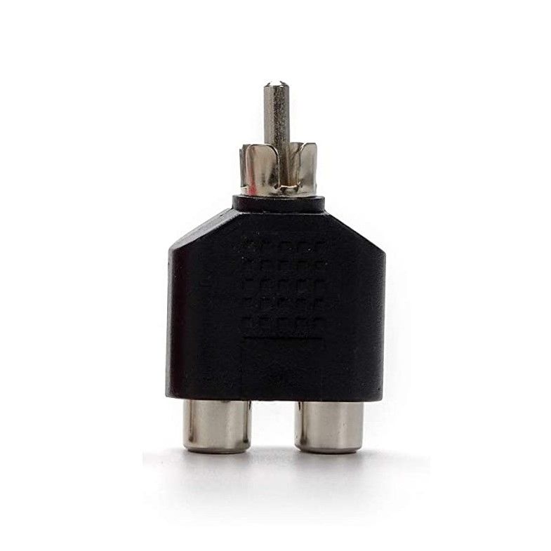 1 RCA AV Male to 2 RCA AV Female Splitter