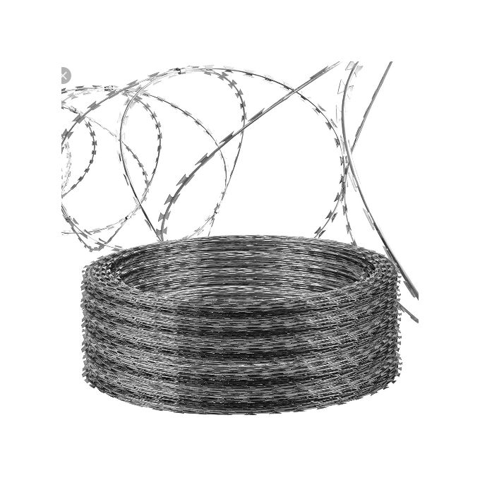 Galvanized Razor Wire Concertina Wire 450mm