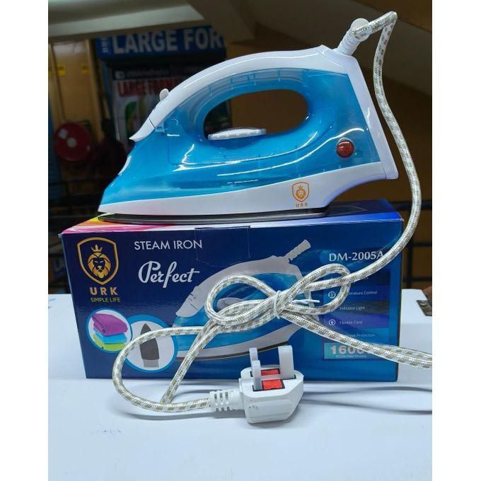 Euroken URK Steam Iron Box With Teflon Non-stick Soleplate
