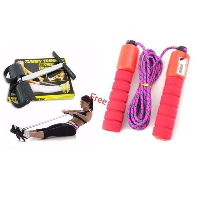 Tummy Trimmer Quality Portable Trimmer+skipping Rope